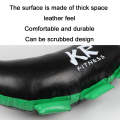 KR Fitness Training Sandbag Weight-Bearing Exercise Equipment Croissant without Filler(Black Leat...