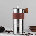 Portable Hand Crank Coffee Machine Stainless Steel Manual Grinder(Medium)