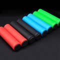 4 Pairs Mountain Folding Bicycle Silicone Foaming Sponge Handle Cover Rubber Shock Absorbing Anti...