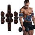 1082 EMS Muscle Training Abdominal Muscle Stimulator Home Fitness Belt(6 Pieces Orange Belts)