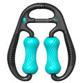 MIKE Loop Leg Roller Massager Muscle Spiral Line Relaxation Yoga Foam Roller(Lake Blue)