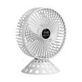 USB Desktop Fan Mini Home Dormitory Portable Fan, Colour: 6 Inch (White)