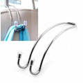 Clips Automotive Metal Car Seat Hook Auto Headrest Hanger Bag Holder for Car Bag Purse Cloth Groc...