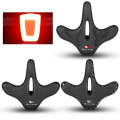 WEST BIKING YP1602797 Bicycle Hollow Seat Night Riding With Warning Tail Light Seat(Line Swallow)