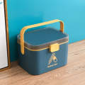 Household Plastic Small Medicine Box Portable Medicine Storage Box, Size: 27.7 x 20.4 x 19.4cm(Blue)
