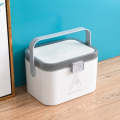 Household Plastic Small Medicine Box Portable Medicine Storage Box, Size: 21.4 x 15.8 x 14.7cm(Grey)