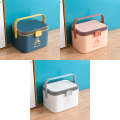 Household Plastic Small Medicine Box Portable Medicine Storage Box, Size: 21.4 x 15.8 x 14.7cm(Blue)