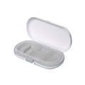 HW073 Portable Cut Medicine Large-capacity Pill Box Compartment Sealed Small Pill Box(Grey)