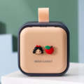 Portable Large-capacity Sealed Pill Box Cartoon Cute Week Pill Box(Small princess)