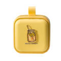 Portable Large-capacity Sealed Pill Box Cartoon Cute Week Pill Box(Yellow lemon)