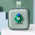 Portable Large-capacity Sealed Pill Box Cartoon Cute Week Pill Box(Big eyes)