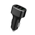 Three USB Ports Car Fast Charging Charger For Huawei/For OPPO/VIVO/OnePlus And Other Flash Chargi...