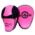 QUANSHENG HSG-20 Arc Boxing Hand Target Sanda Fighting Training Target(Fluorescent Pink)