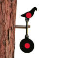Birdie Shape Splash Exercise Target Portable Tangible Tree Target Metal Shot Target