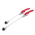 3 Sets BG-M5147 Mountain Bike Hub With Long Quick Release Lever(Red)