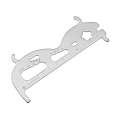 CYCLINGBOX Mountain Bicycle Chain Wear Measuring Ruler Measuring Chain Ruler Inspection Tool(Silver)