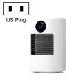 P9 Household Mini Heater Desktop Hhot Air Blower, US Plug(White)