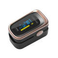 Finger Pulse Oximeter Finger Pulse Blood Oxygen Saturation Monitor, Colour: 131R Black Gold(Engli...