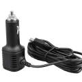 H519 Car Charger Driving Recorder Power Cord Dual USB With Display Charging Line, Specification: ...