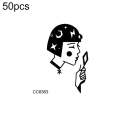 50 PCS Bad Girl Waterproof Dark Tattoo Stickers(CC6363)