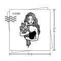 50 PCS Bad Girl Waterproof Dark Tattoo Stickers(CC6377)