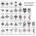 10 PCS Waterproof Arm Chest Scar Tattoo Sticker(Al-025)