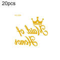 20 PCS Waterproof Bachelor Party Hot Stamping Wedding Bridal Tattoo Stickers(VC-205)