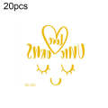 20 PCS Waterproof Bachelor Party Hot Stamping Wedding Bridal Tattoo Stickers(VC-231)