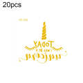 20 PCS Waterproof Bachelor Party Hot Stamping Wedding Bridal Tattoo Stickers(VC-234)