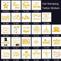 20 PCS Waterproof Bachelor Party Hot Stamping Wedding Bridal Tattoo Stickers(VC-210)
