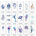 10pcs Waterproof Small Fresh Water Transfer Color Tattoo Stickers(RC-514)