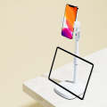 B7 Volcano Telescopic Live Bracket Tablet Phone Dual-Use Stand(Icon White)