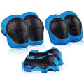 DD-610 6 In 1 Children Riding Sports Protective Gear Set(Blue)