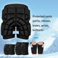 Skating Hip Protector Hockey Pants Ski Sports Protective Gear, Style: Aluminum Strap Bracer(L)