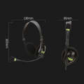 Head-Mounted Wired Headset With Microphone, Style: GAE-109