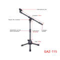 Single Rod Floor Formula Adjustable Microphone Bracket, Style: GAZ-115