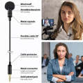 GAM-140 Mobile Phone Recording Collar Microphone(Black)