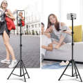 ZF0111 Live Floor Mobile Phone Holder, Style: 0.5m Stand+Phone Clip