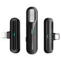 FerTo DX01 Wireless Collar Microphone 2.4G Live Broadcast Equipment, Style: TYPE-C