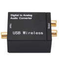 YP028 Bluetooth Digital To Analog Audio Converter, Specification: Host+USB Cable+Fiber Optic Cable