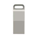 JHQG1 Step Shape Metal High Speed USB Flash Drives, Capacity: 8GB(Silver Gray)