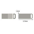 JHQG1 Step Shape Metal High Speed USB Flash Drives, Capacity: 8GB(Silver Gray)