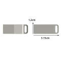 JHQG1 Step Shape Metal High Speed USB Flash Drives, Capacity: 16 GB(Silver Gray)