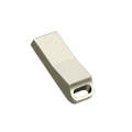 JHQG1 Step Shape Metal High Speed USB Flash Drives, Capacity: 64GB(Silver Gray)