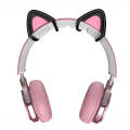 T6 Cute Cat Ear Decoration for Headphones(Black)