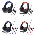 Soyto SY885MV Luminous Gaming Computer Headset For PC (Black Red)