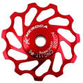MEROCA Ceramic Bearing Mountain Bike Guide Wheel(13T Red)