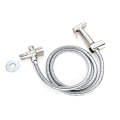 304 Stainless Steel Washer Nozzle Female Washer Set, Style: Female Washer + Hose + Bracket