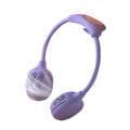 D77 Outdoor Sports Silent Hanging Neck Fan(Purple)