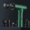 BG-128 6-speed Mini Convenient Massage Gun With 6 Massage Heads,CN Plug(Green)